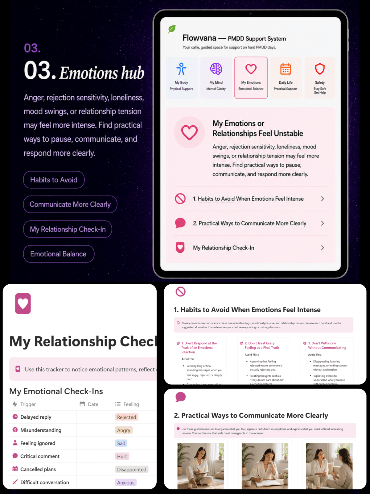 Stop facing PMDD alone. One Notion Planner to guide you through every hard day — ready in 5 minutes. - pmdd