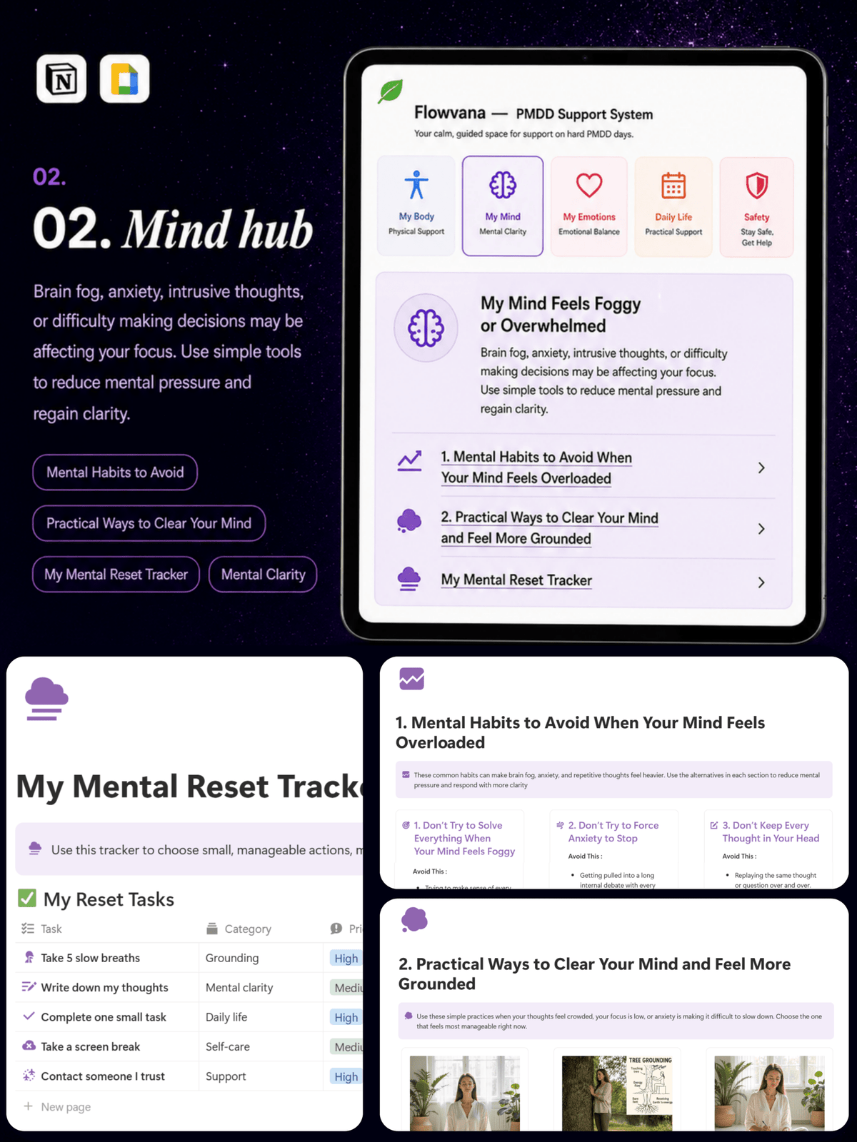 Stop facing PMDD alone. One Notion Planner to guide you through every hard day — ready in 5 minutes. - pmdd